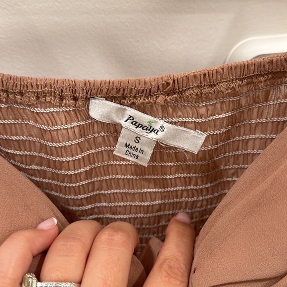 Flows cropped top NWOT - Picture 3 of 4